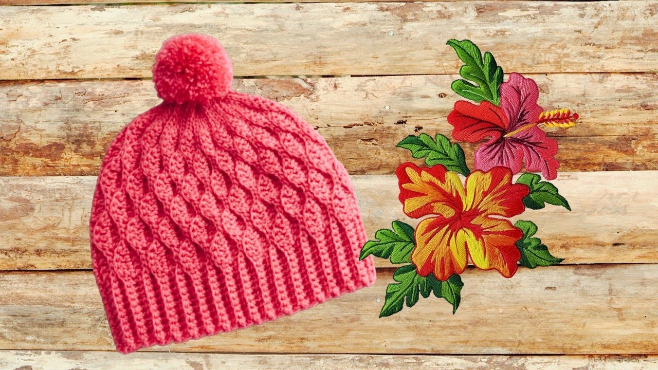 Gorro Crochê com Tabela de Tamanhos