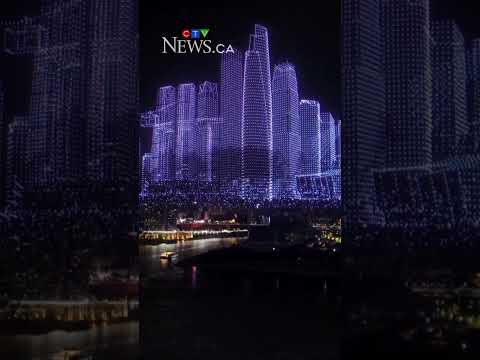 Record-Breaking drone light