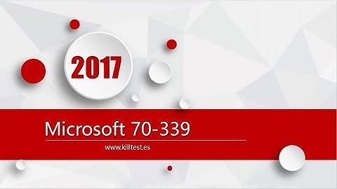 Microsoft MCSE 70-339 latest exam questions