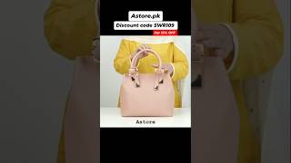 Astore.pk Use discount code SWR109 FOR 15%OFF‼️Rokie peach bag#astore #fashion ##trending #style #fy
