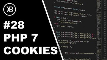 PHP 7 Tutorial 2019 Anfänger | #28 Cookies