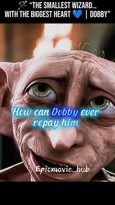 💙 “The Elf Who Taught Us What FREEDOM Truly Means 🕊️ | Dobby” Song - Die With A Smile #shorts