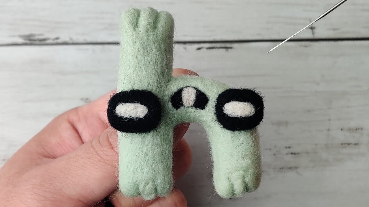 ASMR Alphabet Lore baby a Satisfying Needlefelt Art