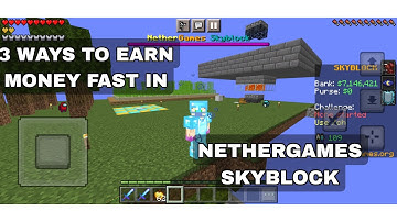 How to earn money fastly in NetherGames Skyblock || Part–1 || Abhilekh Gaming