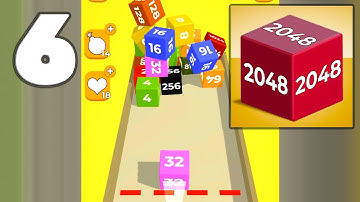 Chain Cube: 2048 3D - Gameplay Walkthrough Part 6 (iOS, Android)