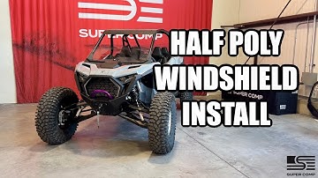 Half Poly Windshield Install - Polaris RZR Pro R, Pro S, Pro XP