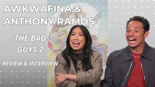 Anthony Ramos & Awkwafina Fart Names Bad Guys 2 Review