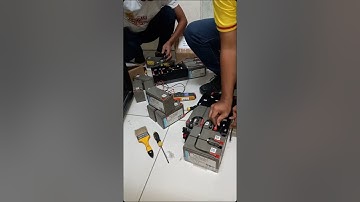 Server UPS GXT5 10KVA Battery Replacement  #techsupport  #gxt5 #serverups #shorts