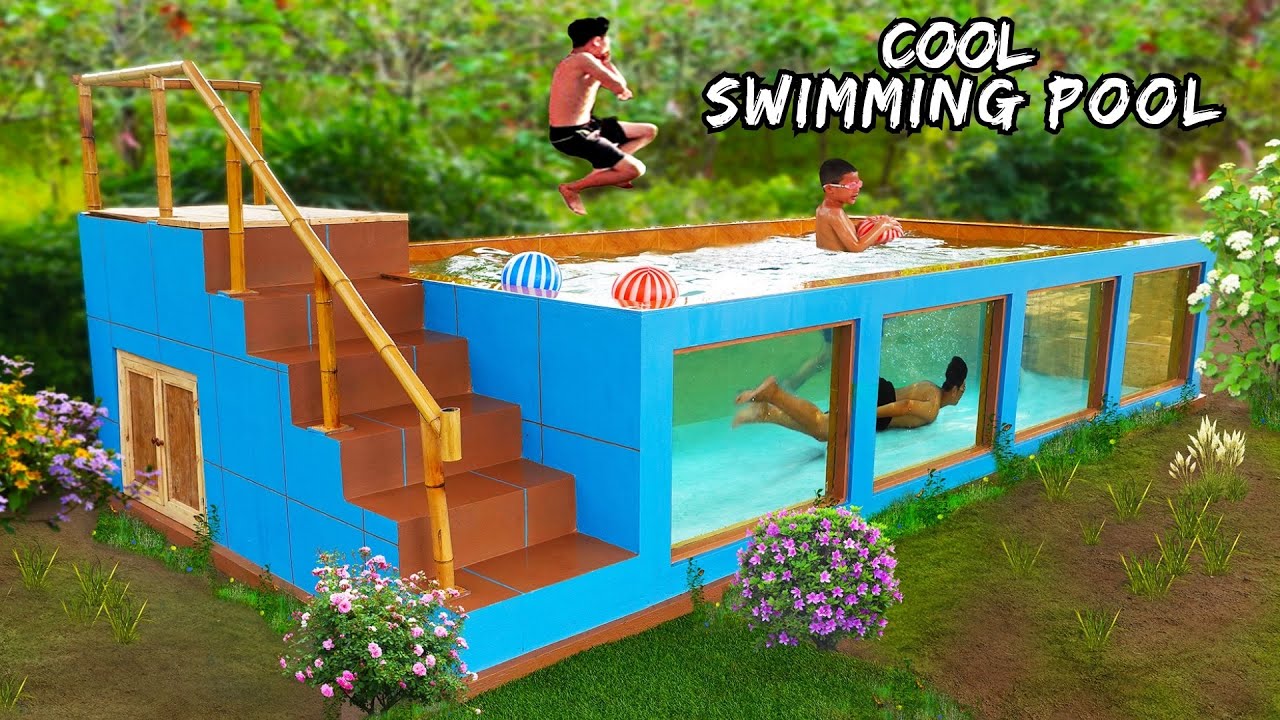 Cool down with DIY swimming pool just for your child - YouTube