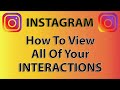 How To View Interactions You Have Made On Instagram | Mobile | *2022*