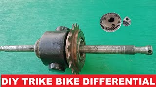 Differential; Trike conversion kit for bicycle (part 1/2)