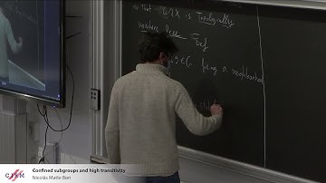Nicolás Matte Bon: Confined subgroups and high transitivity
