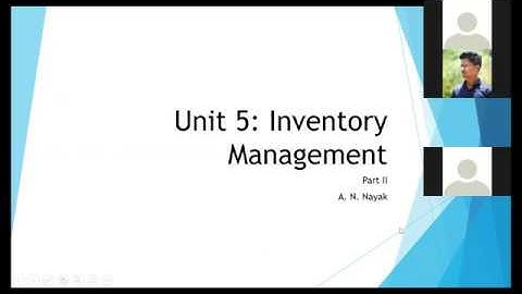 OR| Unit 5| Inventory Management| Part 3