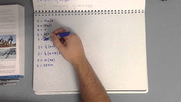 Specialist Maths 4.2 Constant Acceleration