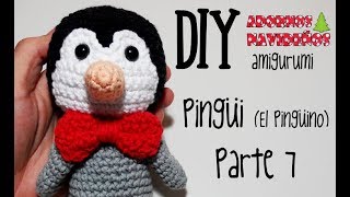 DIY Pingüi (El pingüino) Parte 7 amigurumi crochet/ganchillo (tutorial)