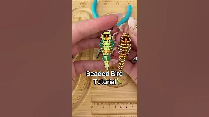 Beaded Bird Tutorial 🦜 This project is perfect for beginners✨  #tutorial #beads #birds #CraftInspo