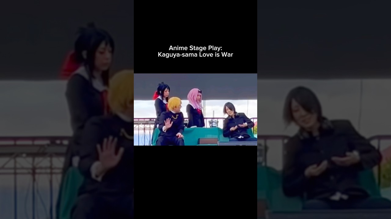 Kaguya sama Love is War Cosplay Stage Play Scene #kaguyasama #anime #cosplay #hamucotton