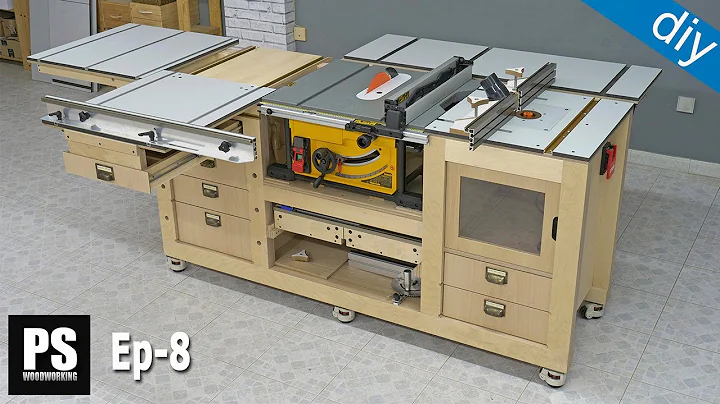 DIY Mobile Workbench with Table Saw & Router Table / Showcase - Ep 8