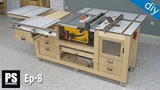 DIY Mobile Workbench with Table Saw & Router Table / Showcase - Ep 8 screenshot 3