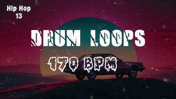 [FREE] 170 BPM Hip Hop - Drum Loops And Samples 13 - Free Drum Kıt Pack (Loops, One Shots, Presets)