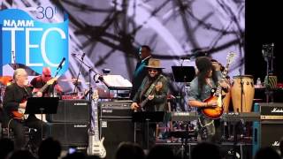 Slash feat Orianthi and Jeff Baxter  - Safari Inn live at NAMM 2015