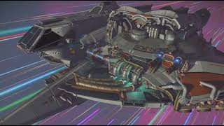 No Man's Sky Hyperdrive prototype testing ship corvette build