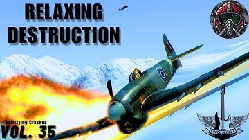 Realistic Plane Crashes, Bailouts & Crash Landings all with Music No.35 IL-2 Sturmovik BOS