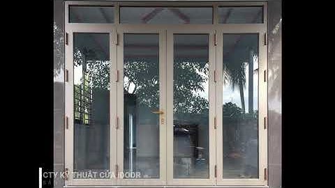 Mẫu Cửa Nhôm Xingfa 4 Cánh Mặt Tiền Bán Chạy Nhất