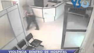 Comerciante atira na ex mulher dentro de um hospital
