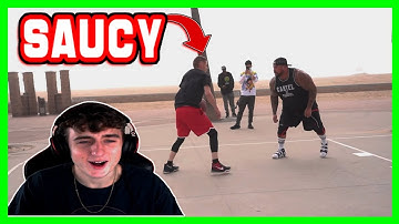 PROFESSOR DROPPING BUCKETS! Reacting To Professor FORCED Into 1v1 vs Trash Talking Body Builders!