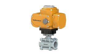 Valworx Explosion Proof 3-Piece Stainless Steel Ball Valves - Positioner