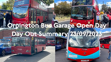 Orpington Bus Garage Open Day - Day Out Summary 23/09/2023