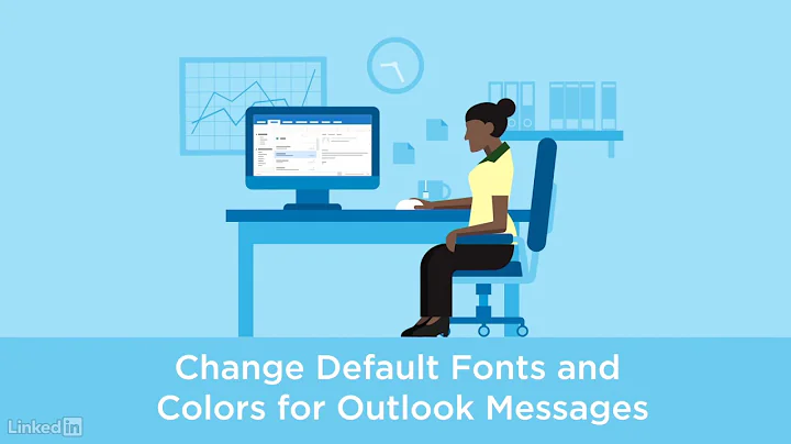 Outlook Tutorial - Choose the default font or text color for emails