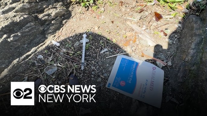 Used Syringes Needles Litter One Of The Bronx S Largest Parks