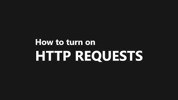 How to turn on HTTP requests in Roblox Studio