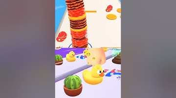 Crushy fingers vs Pancake Run   Very Satisfying Video #squeezygirl #sliceitall