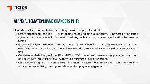 The Future of Payroll How AI & Automation Are Changing HR Forever