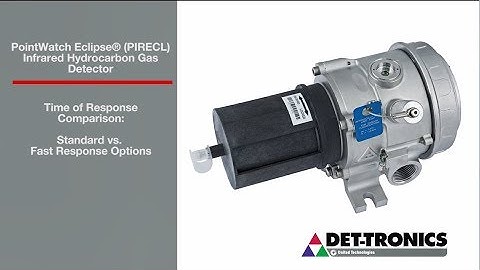 PointWatch Eclipse® (PIRECL) gas detector speed of response test