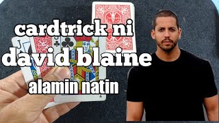 magictricks ni david blaine(tagalog magic tutorial) magic guro tv/cardtricks