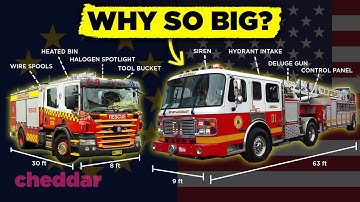 Do American Fire Trucks Need To Be So Massive? - Cheddar Explains