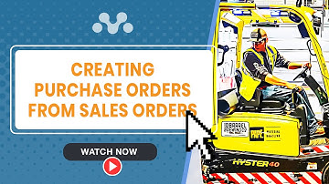 Creating Purchase Orders from Sales Order Line Items