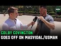 Colby Covington escalates personal feud with Jorge Masvidal; will be in attendance at UFC 261