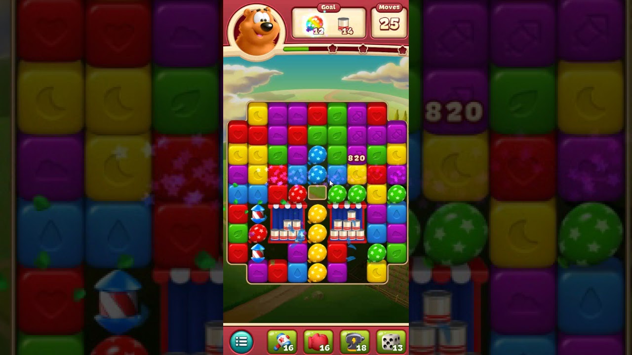 Toon Blast level 274 no boosters 😈
