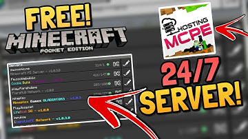 MCPE How To Create a 24/7 MCPE SERVER FOR FREE!! (2017)