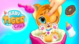 Funny My Baby Tiger Care Gameplay - Cute Virtual Pet Games For Kids