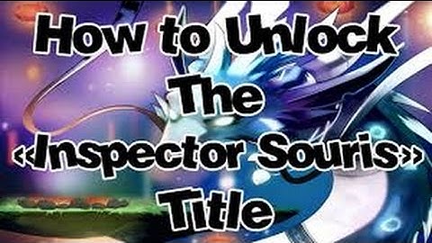 TRANSFORMICE: HOW TO UNLOCK THE «INSPECTOR SOURIS» TITLE