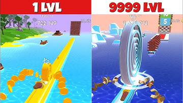 Spiral Roll : Gameplay Walkthrough Part 5 - All Level (Android & iOS)