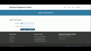 Employee Management System PHP and Mongo Database