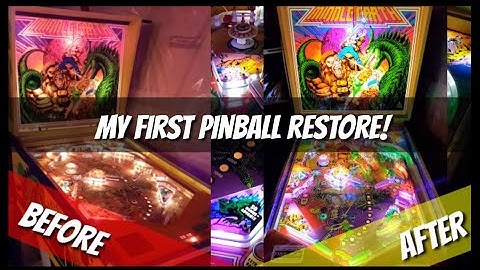Retromod Restoration - Atari Middle Earth Pinball machine