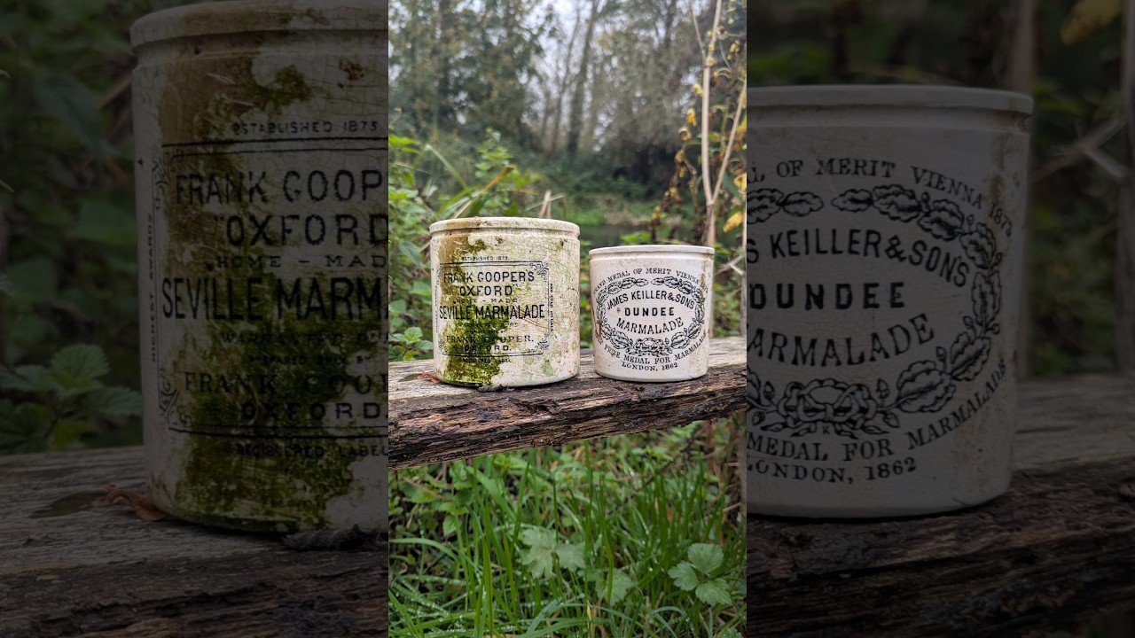Antique marmalade in the streams! #mudlarking #riverfinds #relaxing